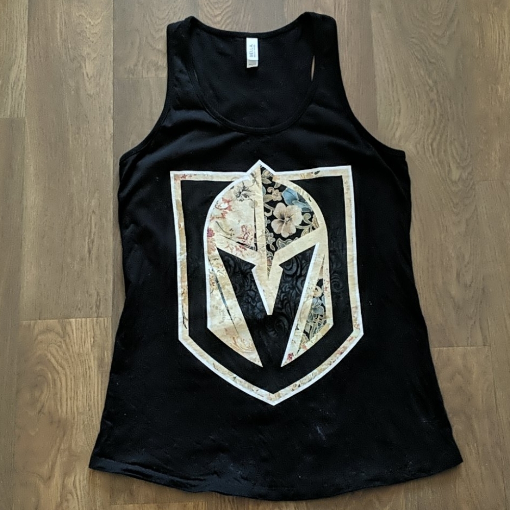 Vegas Golden Knights racerback tank top